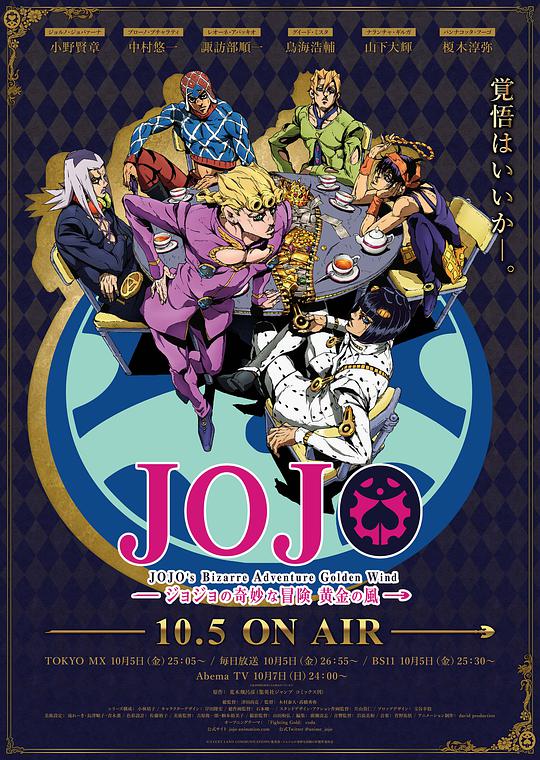 JOJO's Bizarre Adventure Golden Wind